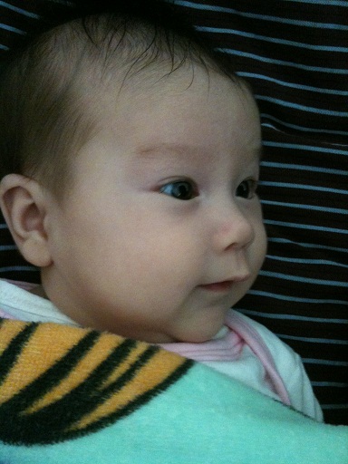 Whatever she's lookin at, must be fun